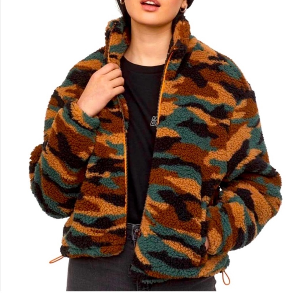 Camo Sherpa Jacket